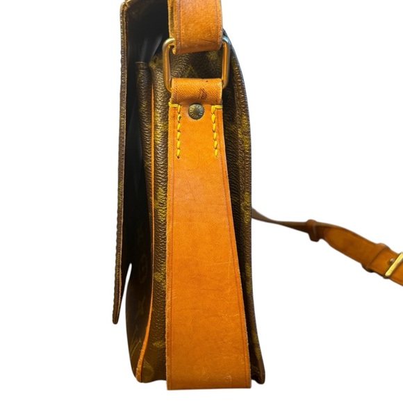 Louis Vuitton Monogram Cartouchiere GM Canvas Leather Crossbody Bag/Shoulder Bag - Picture 15 of 16